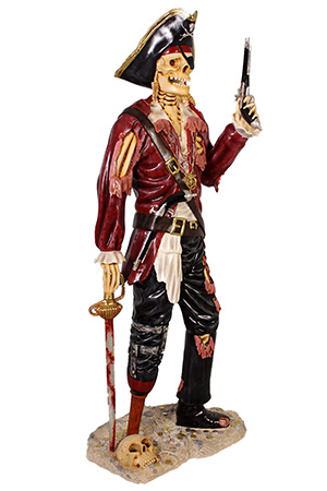 Peg Leg Skeleton Pirate