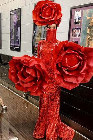 Red Rose Costume Characters