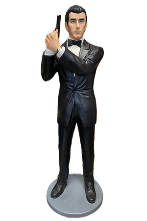 Secret Agent Life-Size Statue