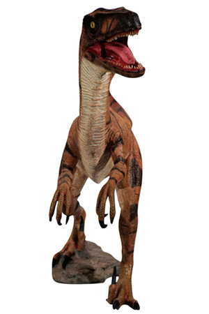 Life-size Velociraptor Dinosaur