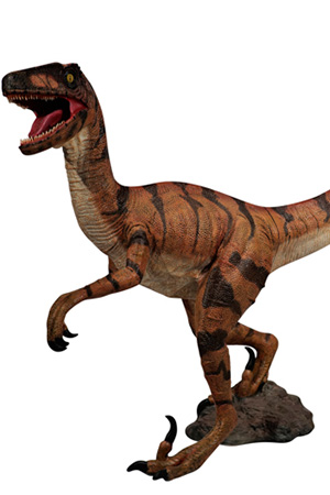 Life-size Velociraptor Dinosaur